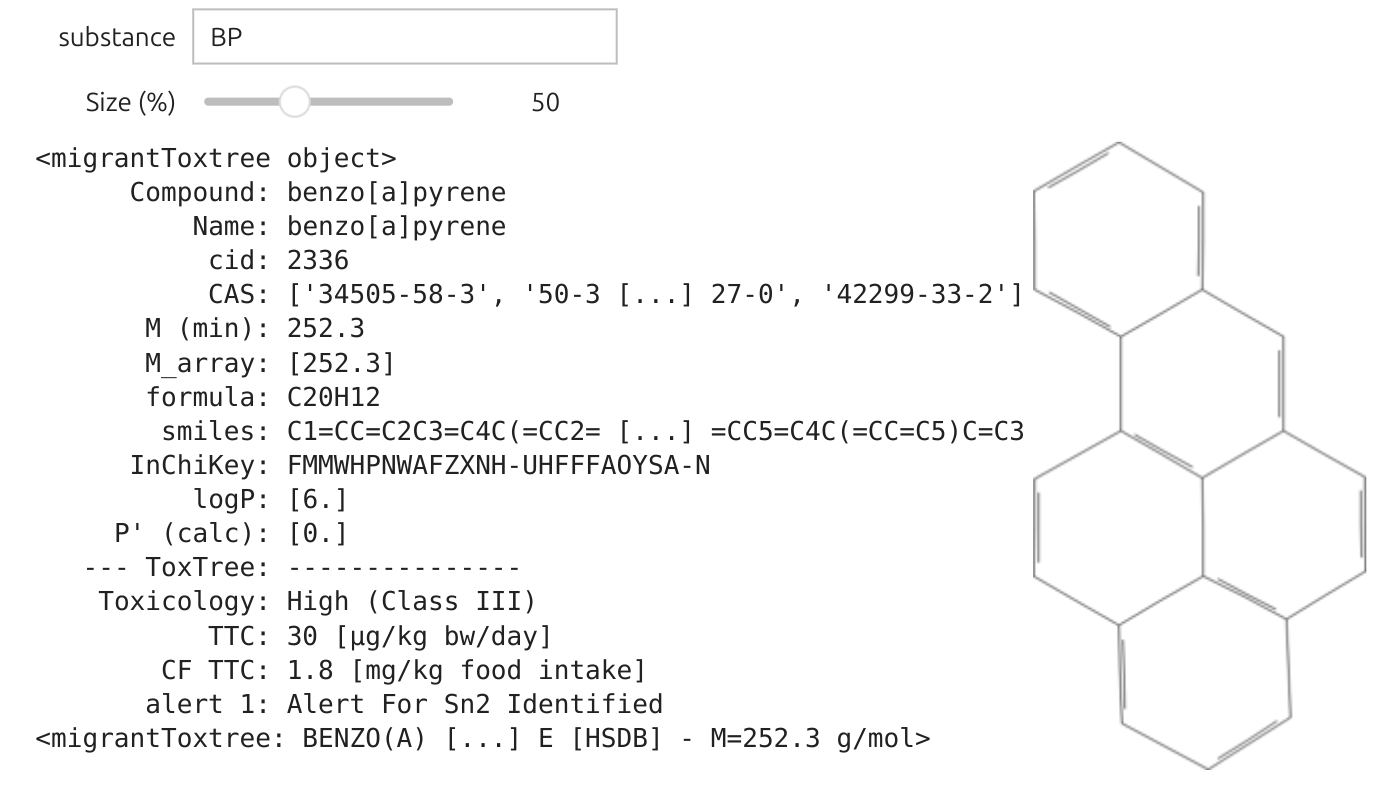 Substance Search Interface